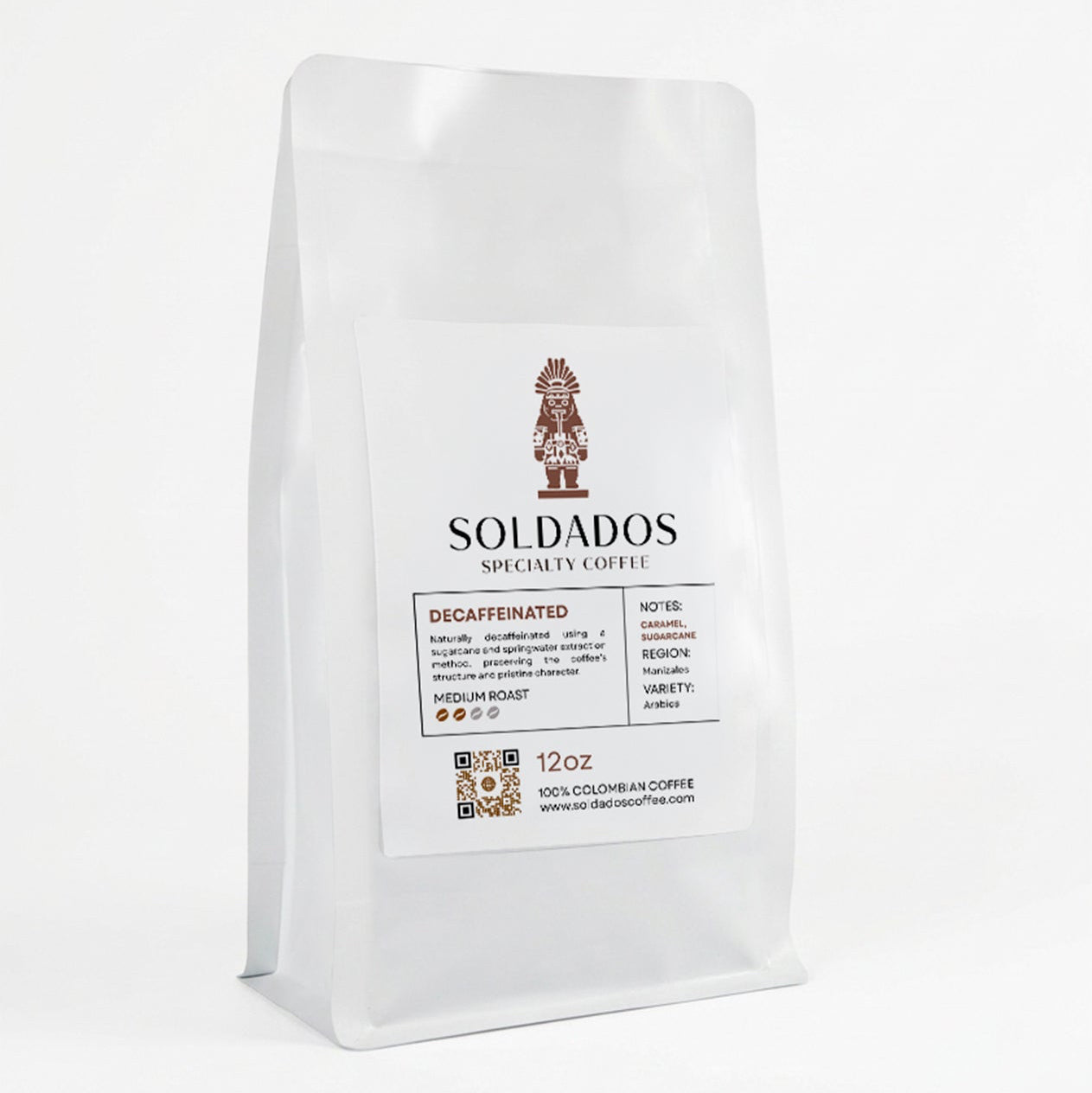 Decaffeinated 12oz – Soldados Coffee